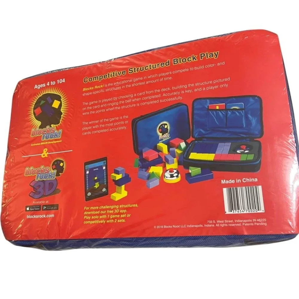 Blocks Rock! STEM Toy for Kids Educational Game Activates Brain Development